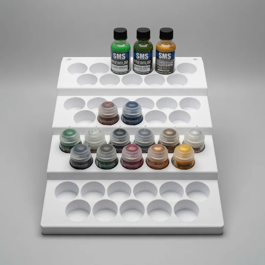 Paint rack for 44 Citadel pots
