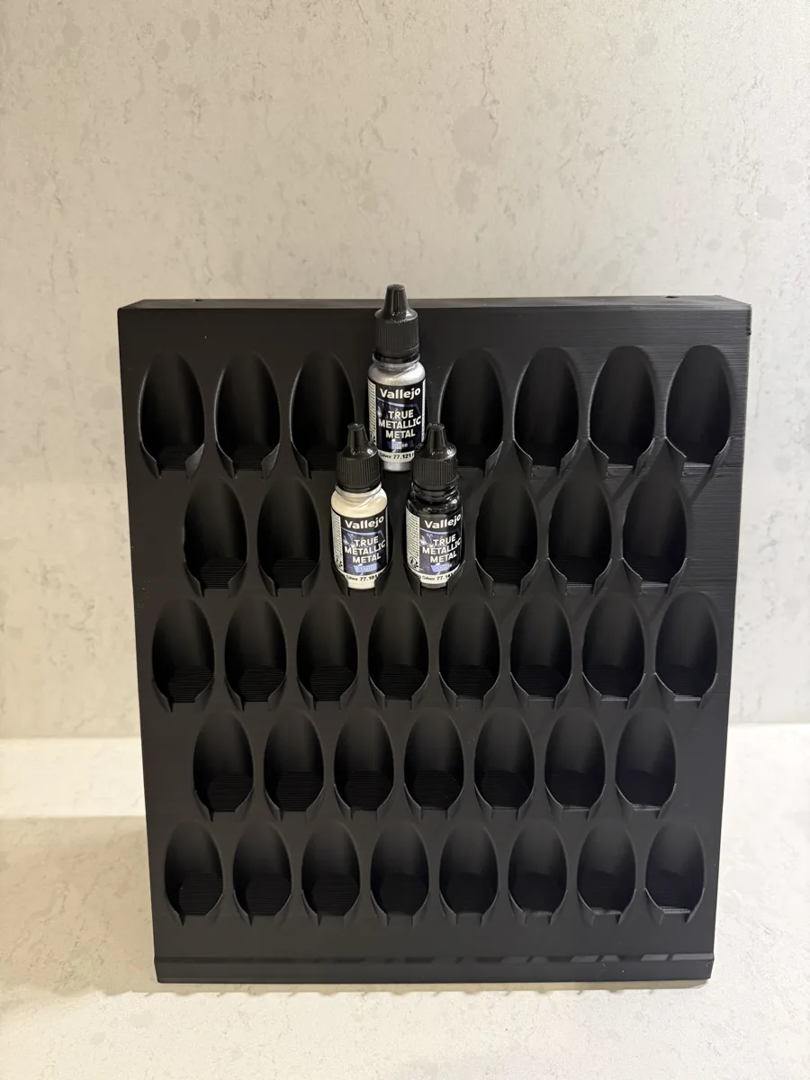 Wall Paint Rack 38 — first print, loaded