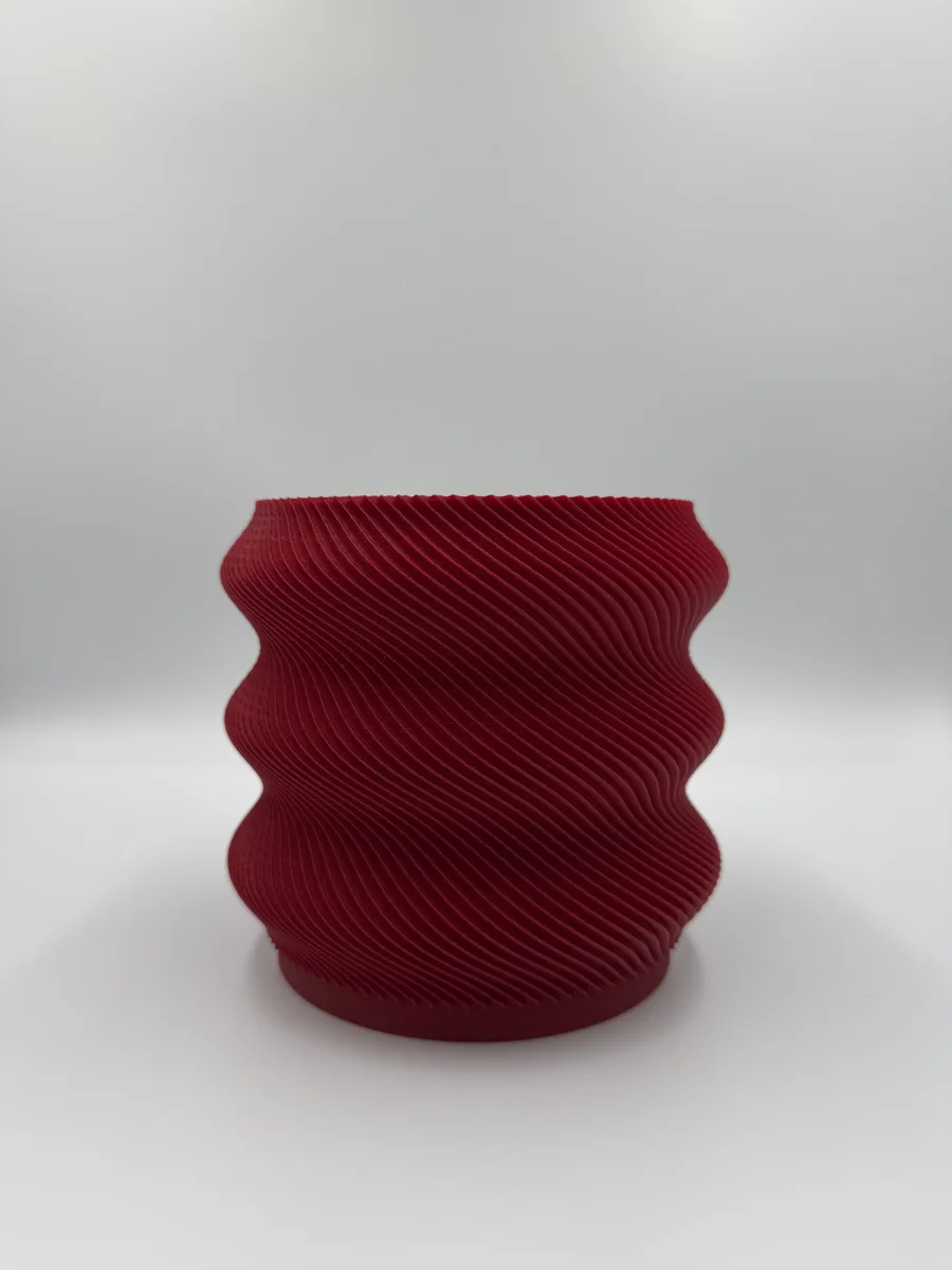 Wavy Twisted planter print