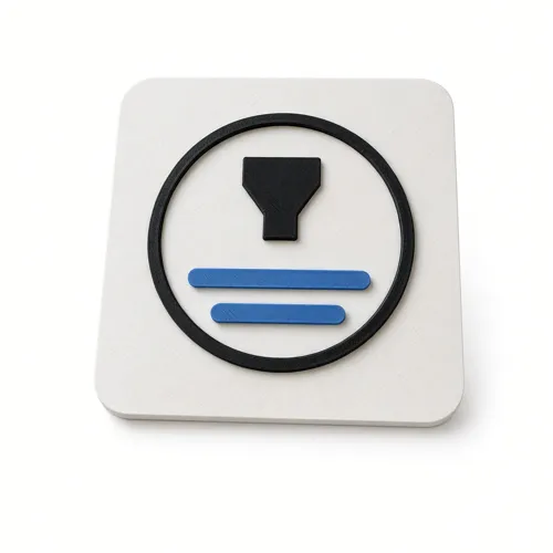 3D printed business logo plaque with NFC chip